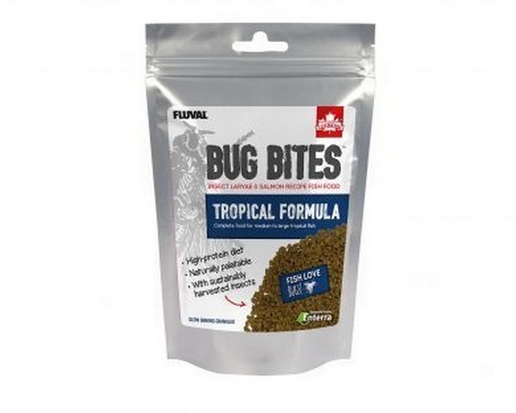 Fluval Bug Bites - Med/Large Tropical Fish - 125g